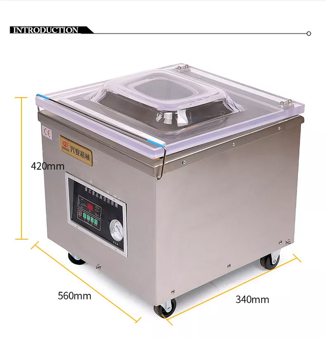 DUOQI DZ-260D High Performance Food Beverage Single Chamber Vacuum Sealer Packaging Machine